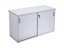 SPC12 Rapid Vibe Credenza 1200 X 450. 2 Sliding Doors. Lockable. All Grey